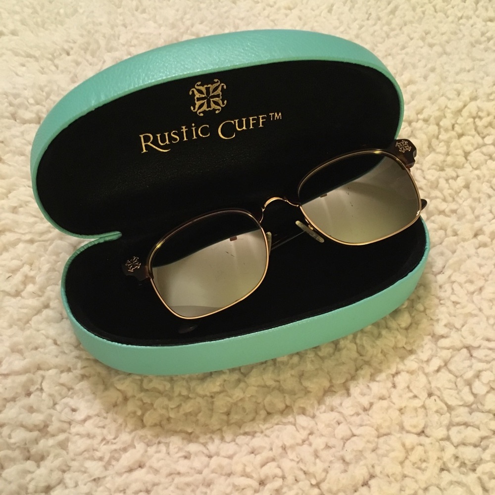 Rustic Cuff Sunglasses With Case
